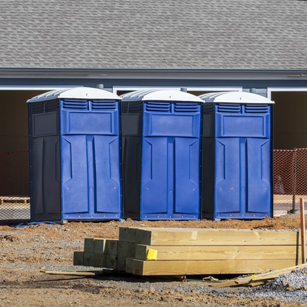 what is the maximum capacity for a single porta potty in Guild